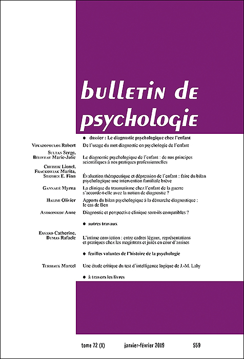 Bulletin de psychologie