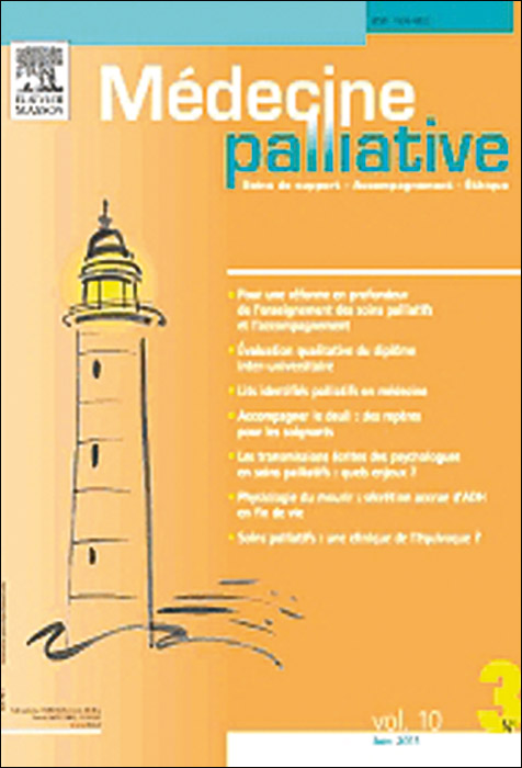 Médecine palliative n°102