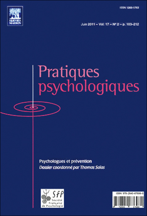 Pratiques psychologiques. Dossier « Psychologues et prévention »