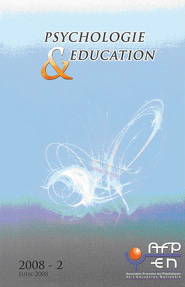Psychologie et éducation 2 - 2008