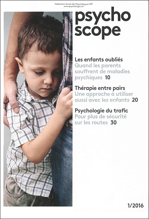 Psychoscope. « Les enfants oubliés : quand les parents souffrent de maladies psychiques »