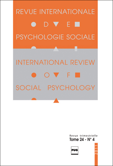 Revue internationale de psychologie sociale