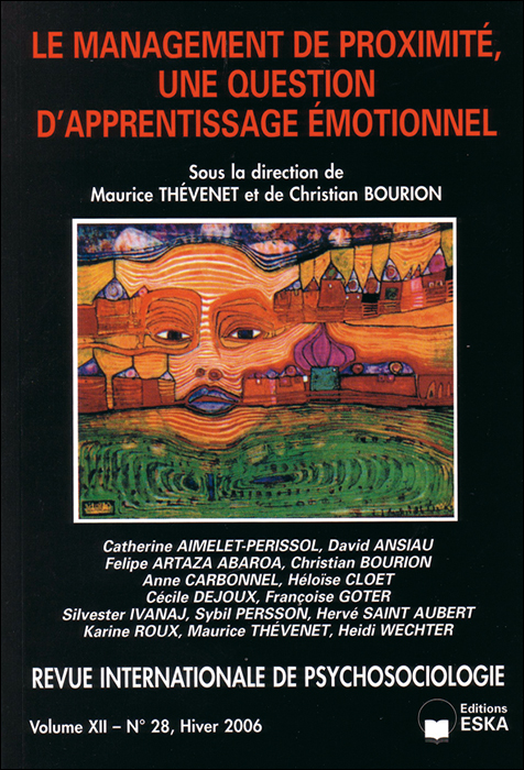 Revue internationale de psychosociologie. Le management de proximité, une question d’apprentissage émotionnel