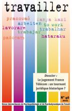  Travailler  Dossier « Le jugement France Télécom : un tournant juridique historique ? »
