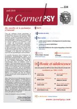 Le Carnet Psy. Honte et adolescence