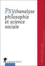 Revue du MAUSS. Dossier « Psychanalyse, philosophie et science sociale »