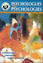Psychologues & psychologies. Bulletin du Syndicat national des psychologues. Dossier « Intervention humanitaire, enjeux et limites »