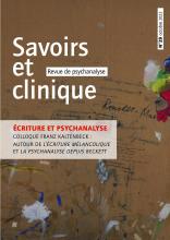 Savoirs et clinique. Dossier « Écriture et psychanalyse » 